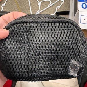 Lululemon Athletica Black Mesh Belt Bag
